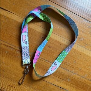Vineyard Vines Lanyard in Classic Patchwork Design